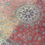 Sun Damage Rug Repair Before After