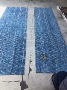 make two rugs into one