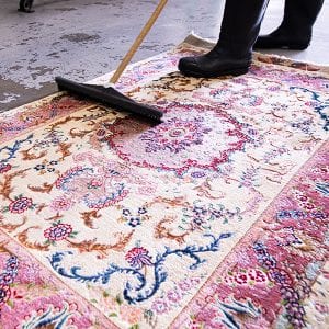 rug cleaners brush treatment