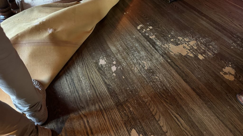 cheap low quality pads damage wood floors